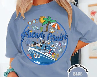 Friends Cruise 2025 Shirt, Mickey And Friends Cruise Trip Shirt, Mickey Crusie Line Shirt, Family Cruise Trip Outfit, Summer Vibes Shirt