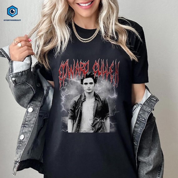 Edward Cullen Black Metal Shirt, the Twilight Saga Edward Cullen