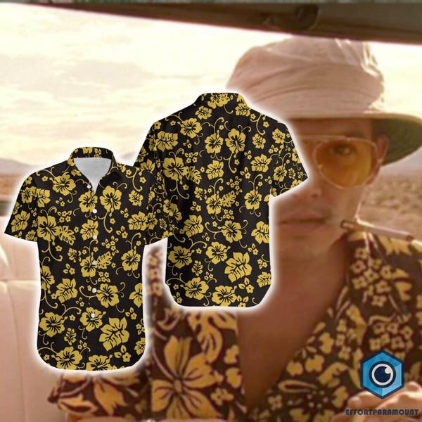 Raoul Duke Shirt, Raoul Duke Hawaiian Shirt, Fear and Loathing in Las Vegas Hawaiian Shirt, Raoul Duke Summer Hawaiian Shirt