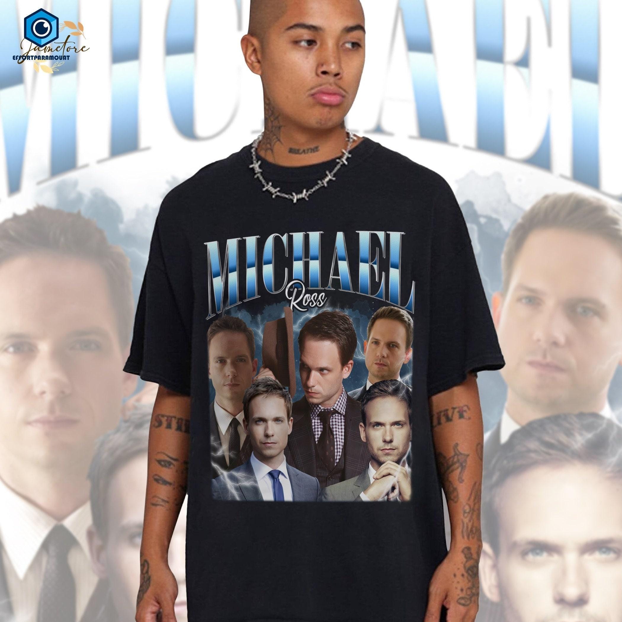Michael Ross Vintage 90s Shirt, Suits Movie Merch, Michael Ross