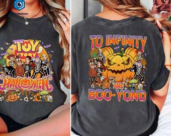 Toy Story Halloween Skeleton T-shirt, To Infinity and Boo-Yond, Toy Story Halloween Shirt, Disneyland Halloween Tee, Toy Story Shirt,