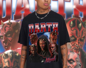 Darth Maul Starwars Bootleg Rap Tee, Vintage Starwars Darth Maul Shirt, Darth Maul 90s Graphic Tee, Unisex Tshirt