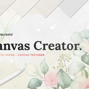 Canvas Creator Procreate Paper