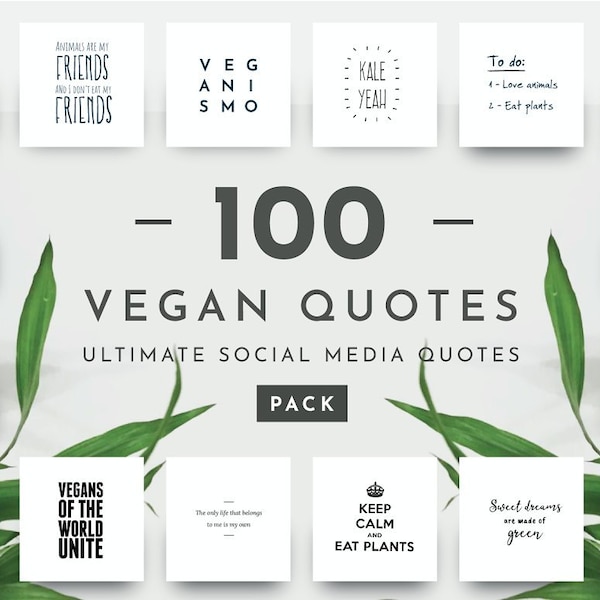 100 Vegan & Vegetarian Food Quotes