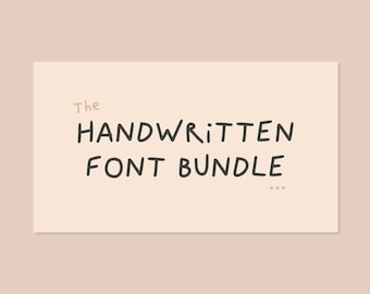 Delightful Handwritten Font Bundle