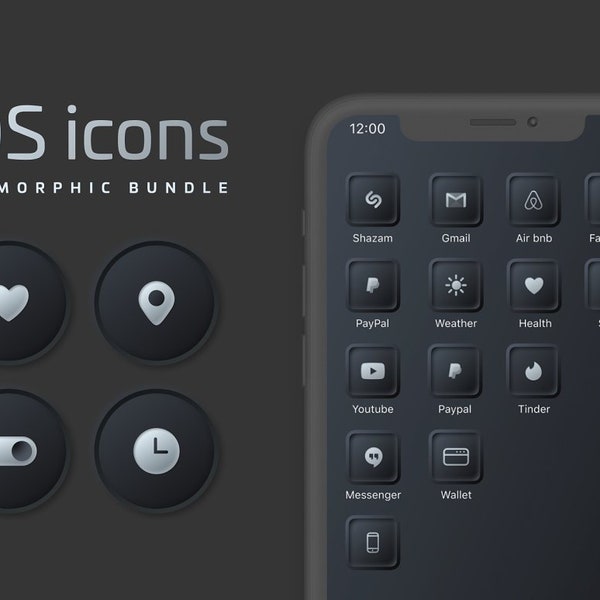 iOS 14 Custom Neumorphic Home Icons