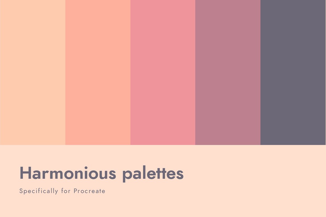 Procreate Color Palettes Etsy