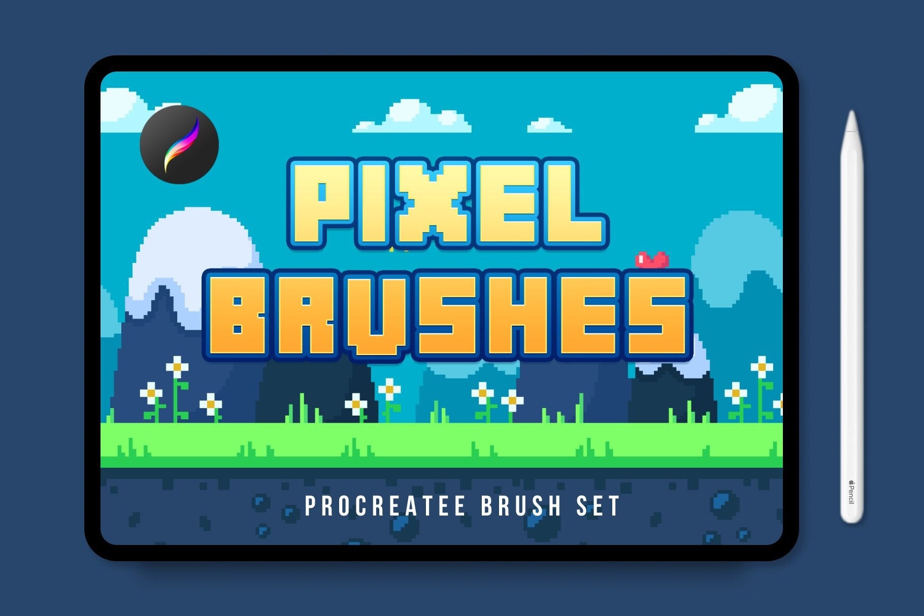 PIXA Procreate Pixel Brushes Etsy