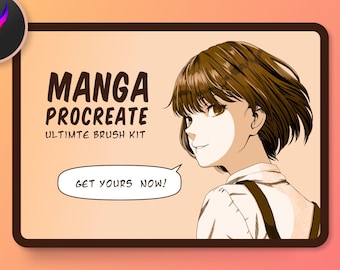Manga Procreate Brushes & Anime Pens