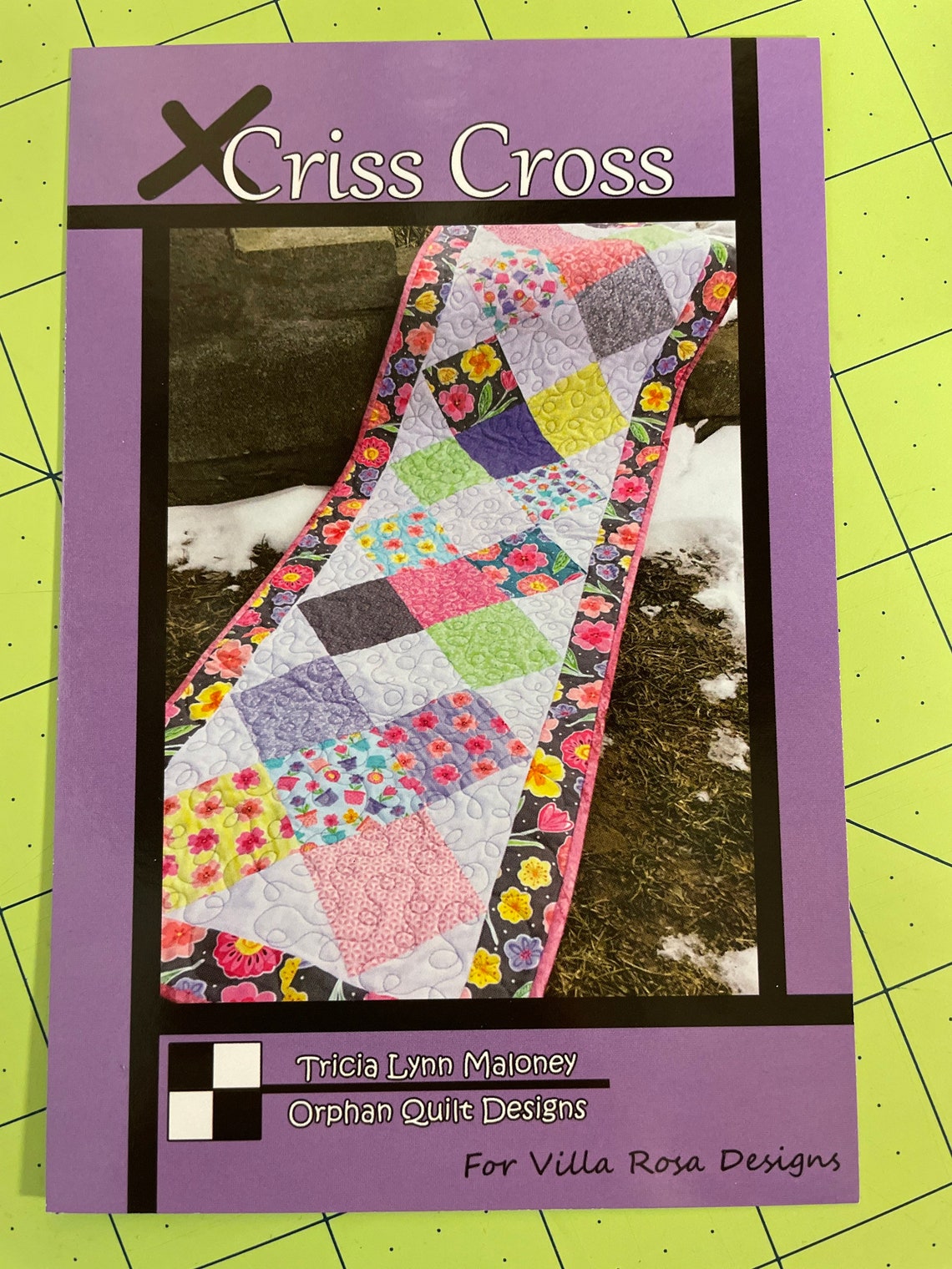 Villa Rosa Designs Criss Cross Table Runner Pattern | Etsy