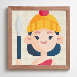 Athena - Greek Goddess - Cross Stitch Pattern