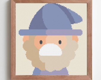 Wizard - Counted Cross Stitch Pattern