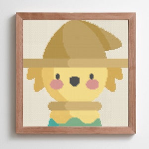Scarecrow - Counted Cross Stitch Pattern