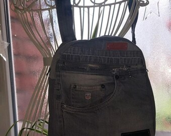 Crossbag Upcycling Jeans