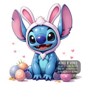 4 PNG Stitch Transparent  Digital design PNG file for sublimation - High Resolution -Instant Digital PNG Download