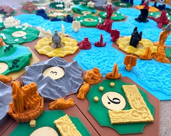 3D tiles compatible with Marine Expansion (Catan)