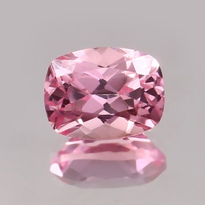 AAA 9x7 MM Flawless Madagascar Morganite Loose Cushion Gemstone Cut, Pink Morganite Cut Stone Fashion Jewelry Making Tools & Ring Raw