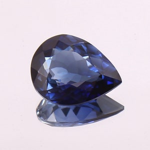 AAA Ceylon Blue Sapphire Loose Pear Gemstone Cut, Flawless Ceylon Pear Cut Stone Sapphire High Quality Jewelry Making Tools 8.30 Carat