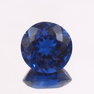 AAA 12 MM Natural Ceylon Cornflower Blue Sapphire Loose Round Gemstone Cut, Blue Sapphire High Quality Jewelry Making Tools & Ring Raw