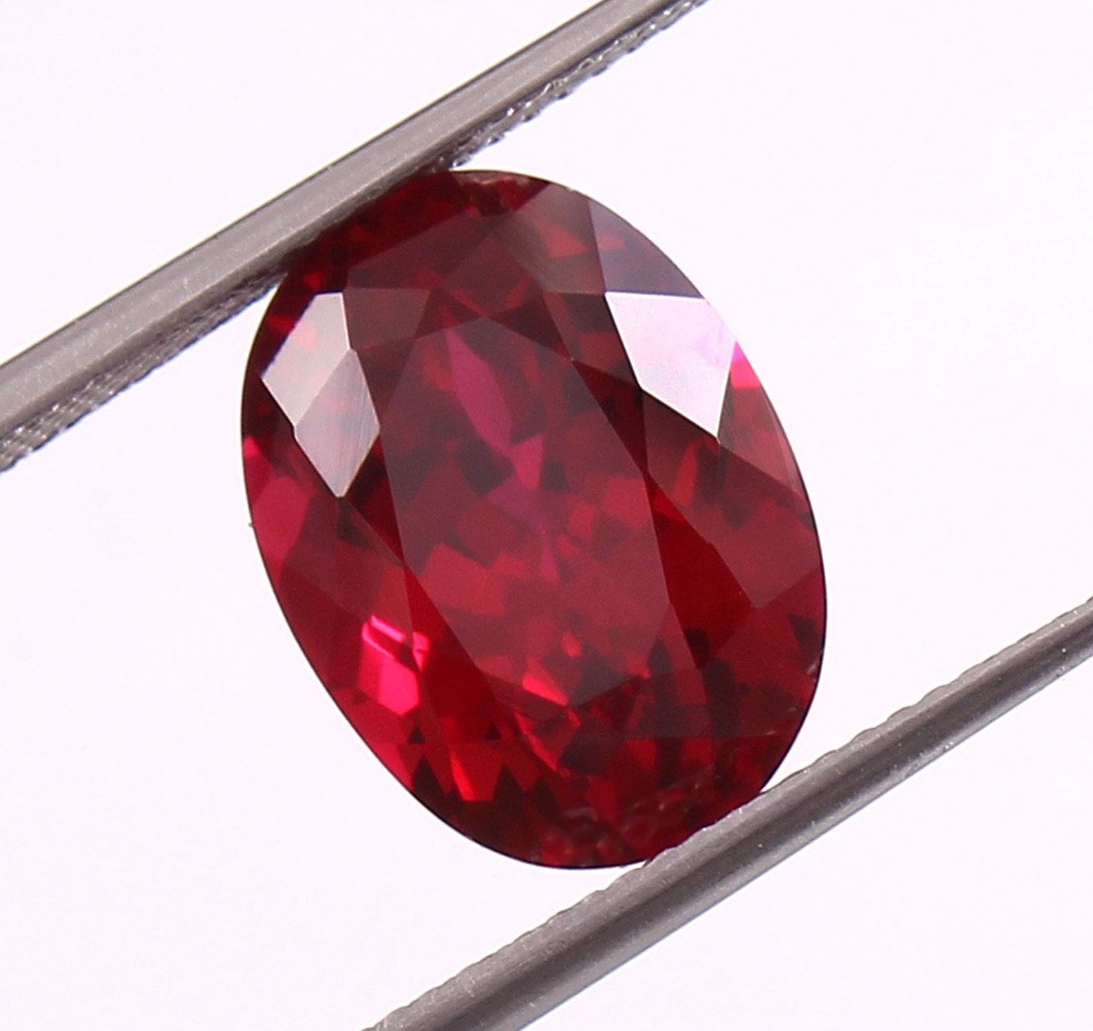 AAA 10 X 14 MM Flawless Blood Red Ruby Loose Oval Gemstone Etsy