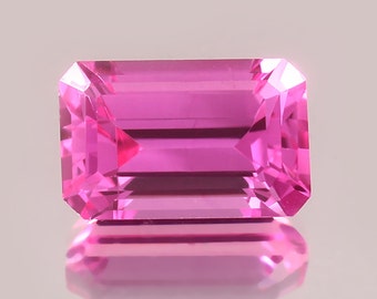 AAA Ceylonroze saffier 9,55 karaat stralend geslepen edelstenen Gereedschap voor het maken van sieraden