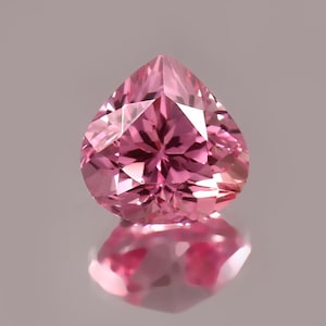 AAA+ Grade 6.55 Carat Pink Morganite Loose Gemstone Cut, Loose Heart Shape Cut Transparent Madagascar Morganite Jewelry Making Tools & Ring