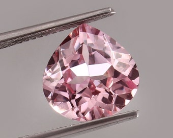 可愛い❢ピンクサンムーンストーンとモルガナイトハートのブレス❥ 8 MM ハート モルガナイト ルース ジェムストーン: AAA ピンク