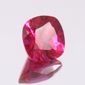 AAA 10 MM Mozambique Blood Red Ruby Gemstone Cut, Loose Cushion Ruby Cut Stone,  Natural Ruby Quality Fashion Jewelry& Ring Making Product