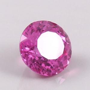 AAA 8 MM Natural Ceylon Pink Sapphire Loose Round Gemstone Cut, Top Quality Sapphire Jewelry Making Tools & Ring Raw Christmas Jewelry