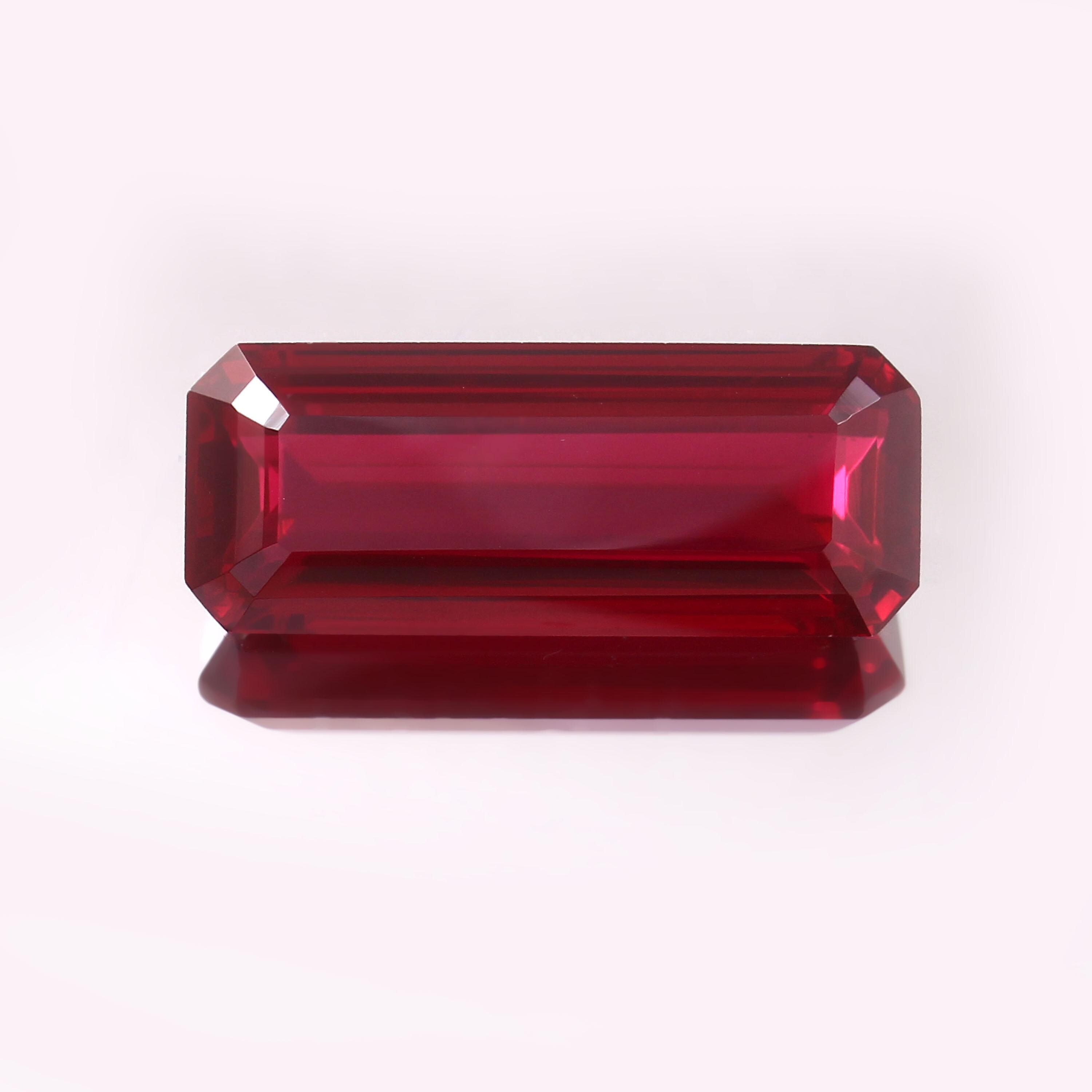 Flawless AAA Blood Red Ruby Radiant Cut, Loose Ruby Gemstone for ...
