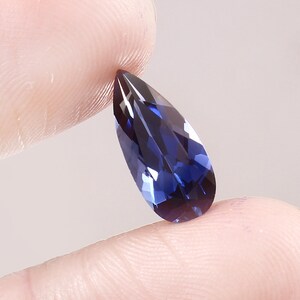 AAA 15x7 MM Flawless Ceylon Blue Sapphire Loose Pear Gemstone Cut, Royal Blue Sapphire Cut Captivating High Quality Sapphire Jewelry Making