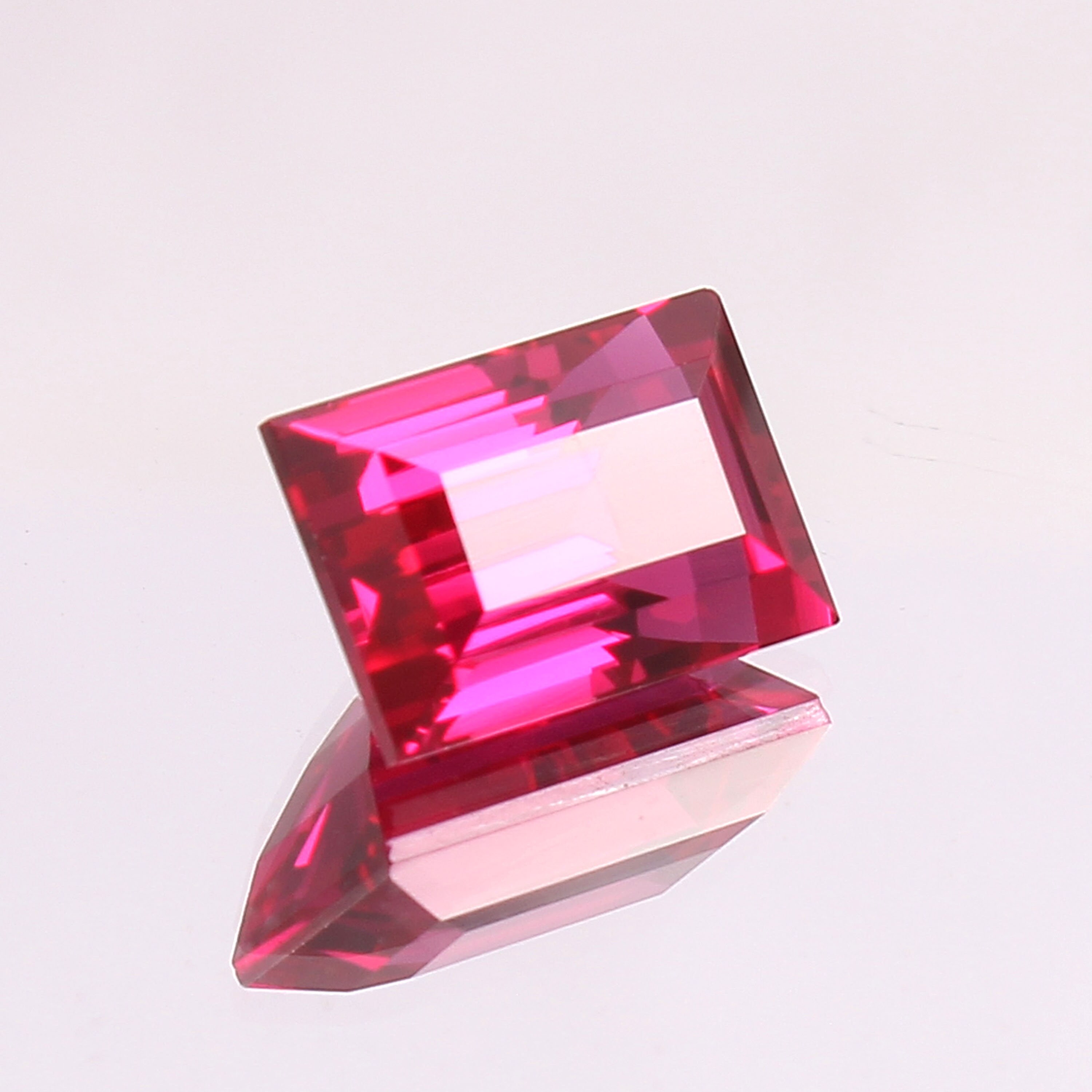 AAA Blood Red Ruby, Ruby Emerald Cut Loose Gemstone, 10x14mm for ...
