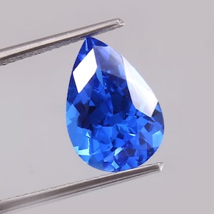 AAA Grade 13x9 MM Cornflower Blue Sapphire Gemstone Cut, Loose Pear Cornflower Sapphire Jewelry Making Tools & Ring Raw Product 4.70 Crt