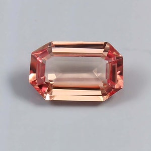 AAA 7.55 Carat Ceylon Peach Padparadscha Sapphire Loose Radiant Gemstone Cut, Genuine Sapphire Stone Genuine Jewelry Making Tool & RingRaw
