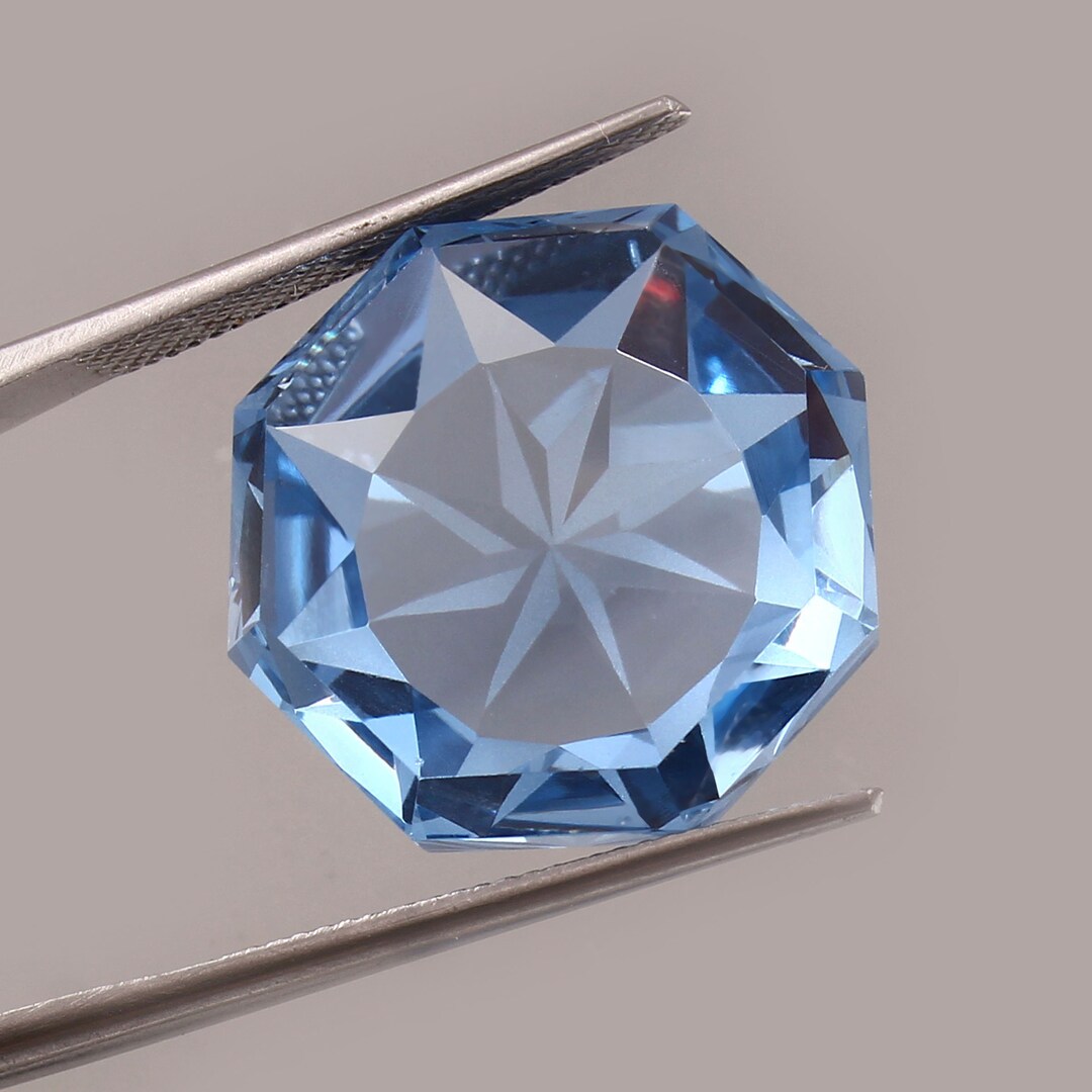 Paire de saphir bleu de 10 carats taille ronde | Plus belles