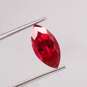 AAA Grade 10x5 MM Mozambique Red Ruby Loose Gemstone Cut, Loose Marquise Ruby Stone Top Quality Jewelry Making Tools & Ring Raw Product
