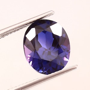 AAA 6,10 carats, saphir taaffeite rose violet de Ceylan, taille ovale en vrac, pierre taillée saphir violet, superbes bijoux rares et bague brute