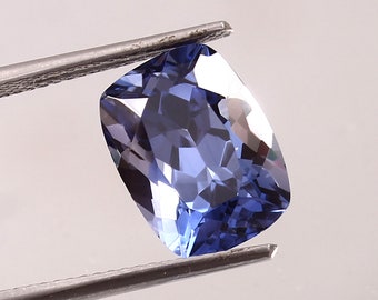 AAA Ceylon koningsblauwe saffier: 10 x 8 mm kussengeslepen losse edelsteen