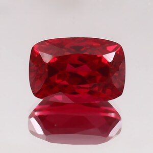 AAA+ Grade 8.90 Ct Mozambique Red Ruby Loose Cushion Gemstone Cut, Natural Ruby Cut Stone Ruby Jewelry Making Tools & Ring Raw product