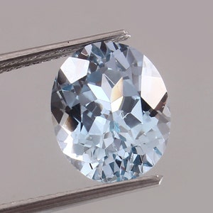 AAA 10x12 MM Flawless Brazilian Aquamarine Loose Oval Gemstone Cut, Stunning Fine Quality Blue Aquamarine Ring & Jewelry Making Gemstone