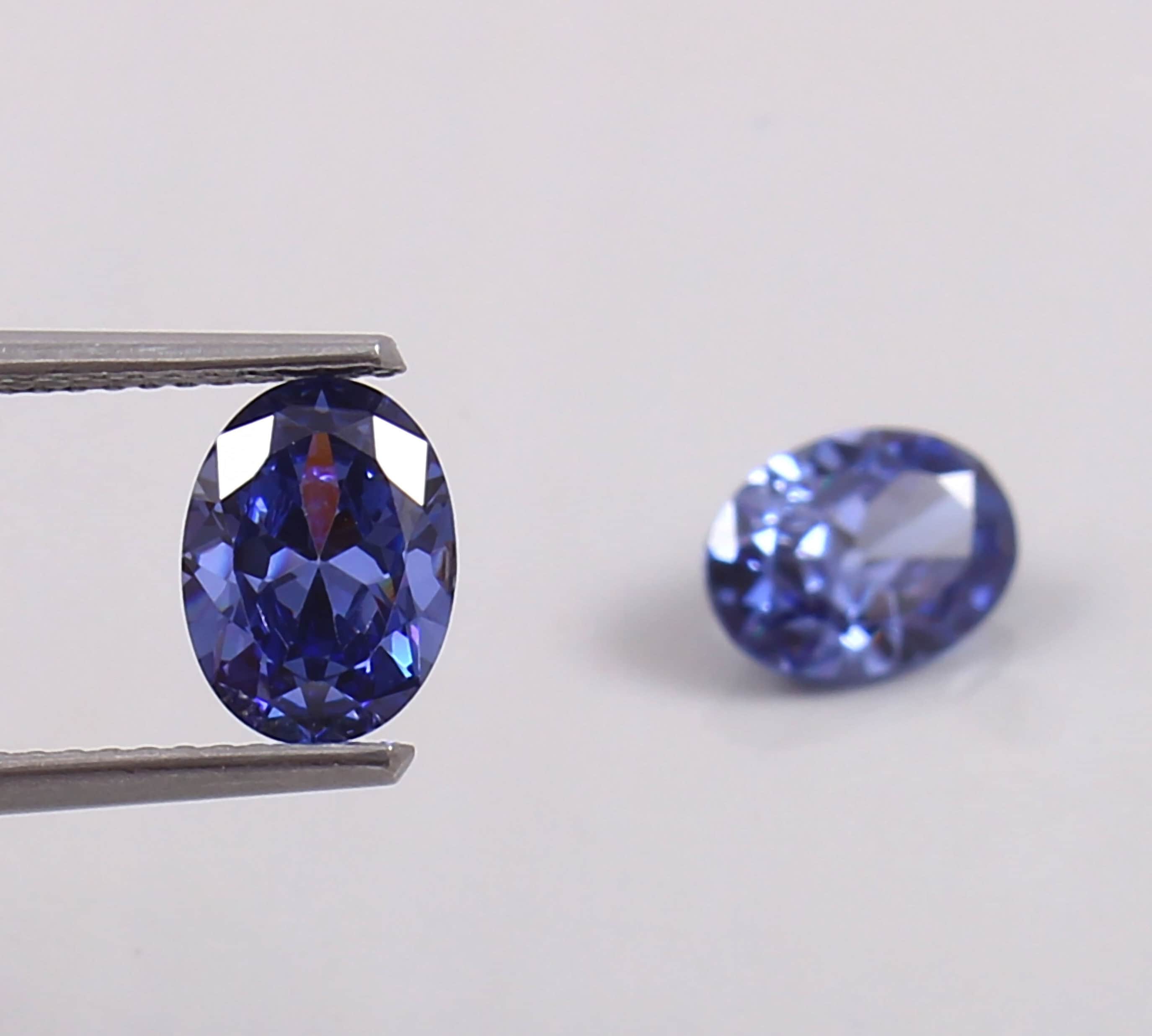 Saphir Bleu Pastel Naturel De Ceylan - 11x8mm, 3.30 CT, Taille Poire - Pierre Précieuse AAA