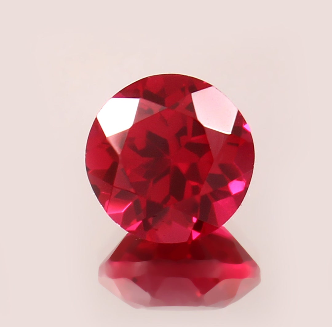 Famous Blood Red Ruby AAA Blood Red Ruby, 6MM Round Cut Mozambique Gemstone for Jewelry ...