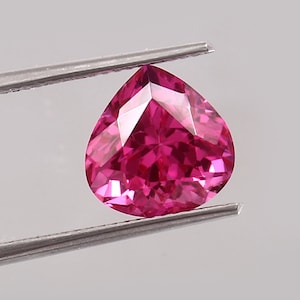 AAA 10 MM Mozambique Pegion Red Ruby Loose Heart Gemstone Cut, Transparent Ruby Loose Stone Top Quality Jewelry Making Tools & Ring Raw