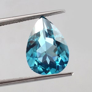 AAA 7 Carat Ceylon Green Party Sapphire Loose Pear Gemstone Cut, Ceylon Green Sapphire Cut Stone Genuine Jewelry Making Tools & Ring Raw
