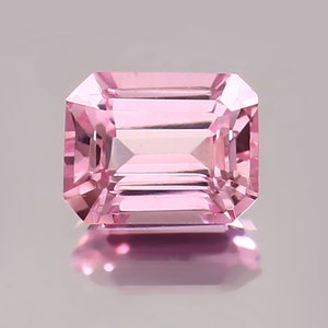 AAA 9x7 MM Pink Madagascar Morganite Loose Radiant Gemstone Cut, Radiant Morganite Cut Stone, Genuine Jewelry Making Tools & Ring Raw