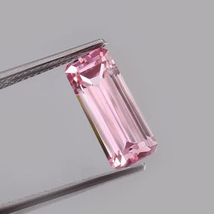 AAA 14x6 MM Flawless Madagascar Morganite Loose Gemstone Cut, Radiant Morganite Stone, For Morganite Jewelry Making Tools & Ring 5 Carat