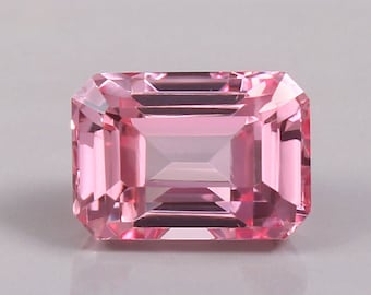 AAA 6.20 Ct Pink Madagascar Morganite Loose Radiant Gemstone Cut, Radiant Cut Morganite Stone, Genuine Jewelry Making Tools & Ring Raw