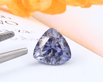 AAA Ceylon Royal Blue Sapphire: 4.40 Carat Trillion Cut Gemstone