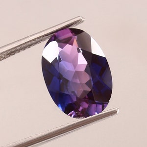 AAA 13x9 MM Violet Rose Ceylan Taaffeite Saphir Loose Oval Gemstone Cut, Purple Sapphire Cut Stone Superbes Bijoux Rares Et Bague Brut
