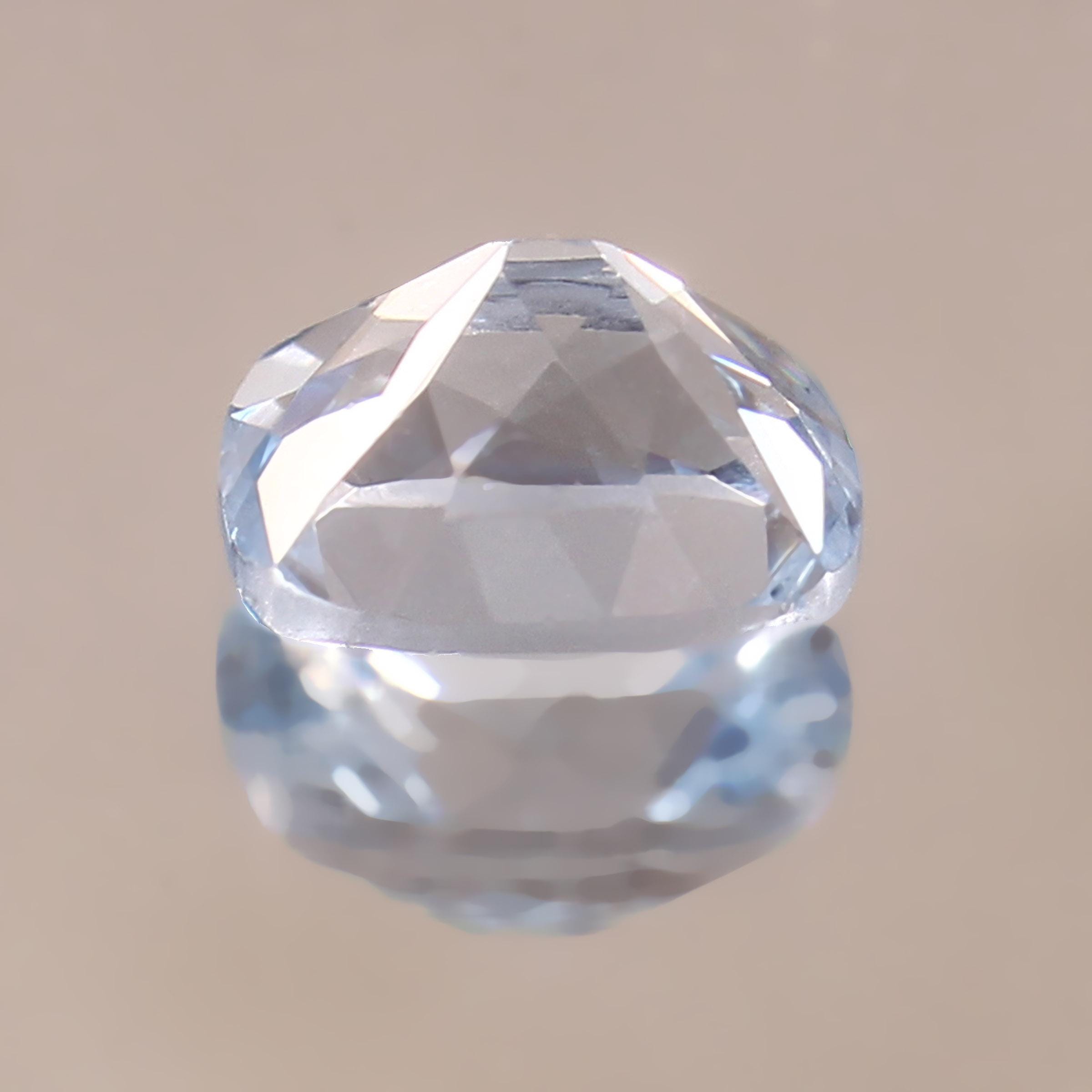 Paire De Pierres Précieuses Aigue-marine Naturelle Du Brésil - Coupe Coussin 10x8 Mm - Transparente Et De Qualité Exceptionnelle